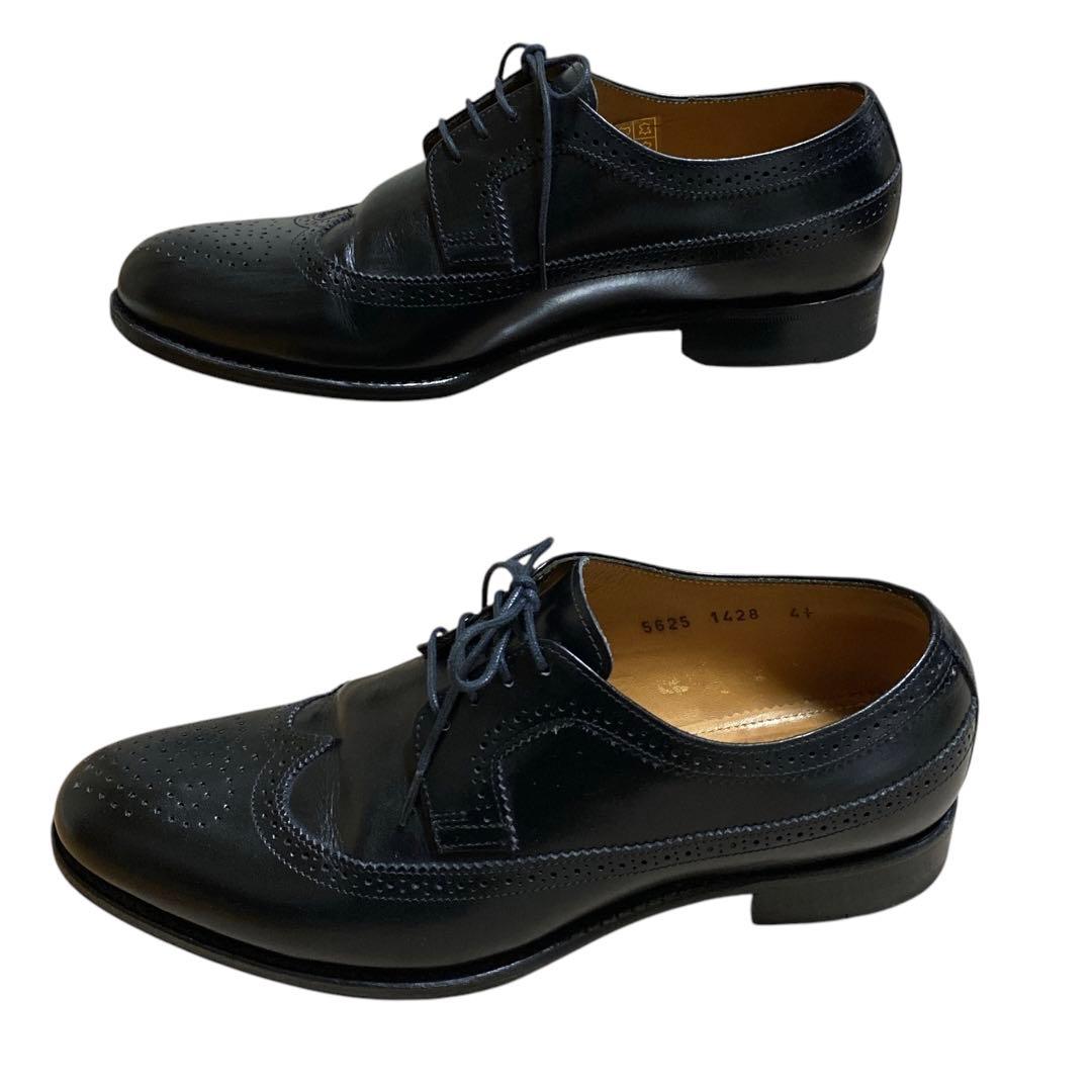 u*e様 美品 ジャランスリワヤ ウィングチップ （23.5㌢） レザー ブラッ