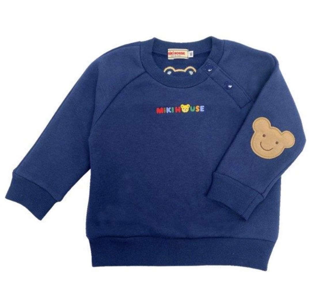 ★新品未開封★MIKI HOUSE トレーナー 130cm ネイビー