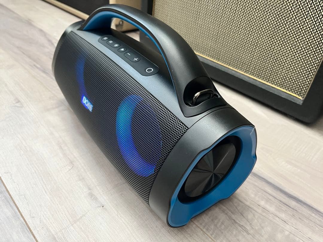 スピーカー・ウーファー DOSS Extreme Boom Pro Bluetooth BLUE