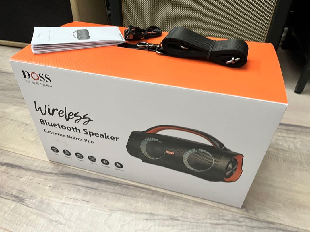 スピーカー・ウーファー DOSS Extreme Boom Pro Bluetooth BLUE