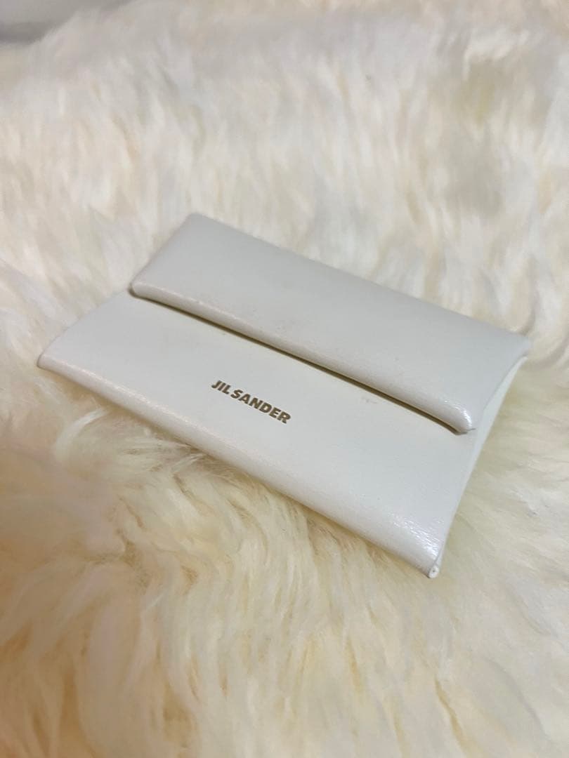 JIL SANDER カードケース　白　USED美品