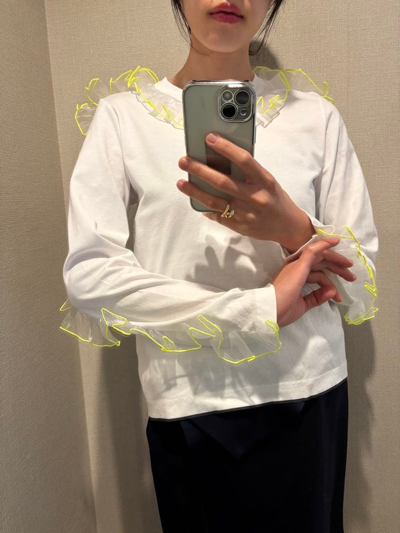 noir kei ninomiya ノワールケイニノミヤ　フリル　カットソー