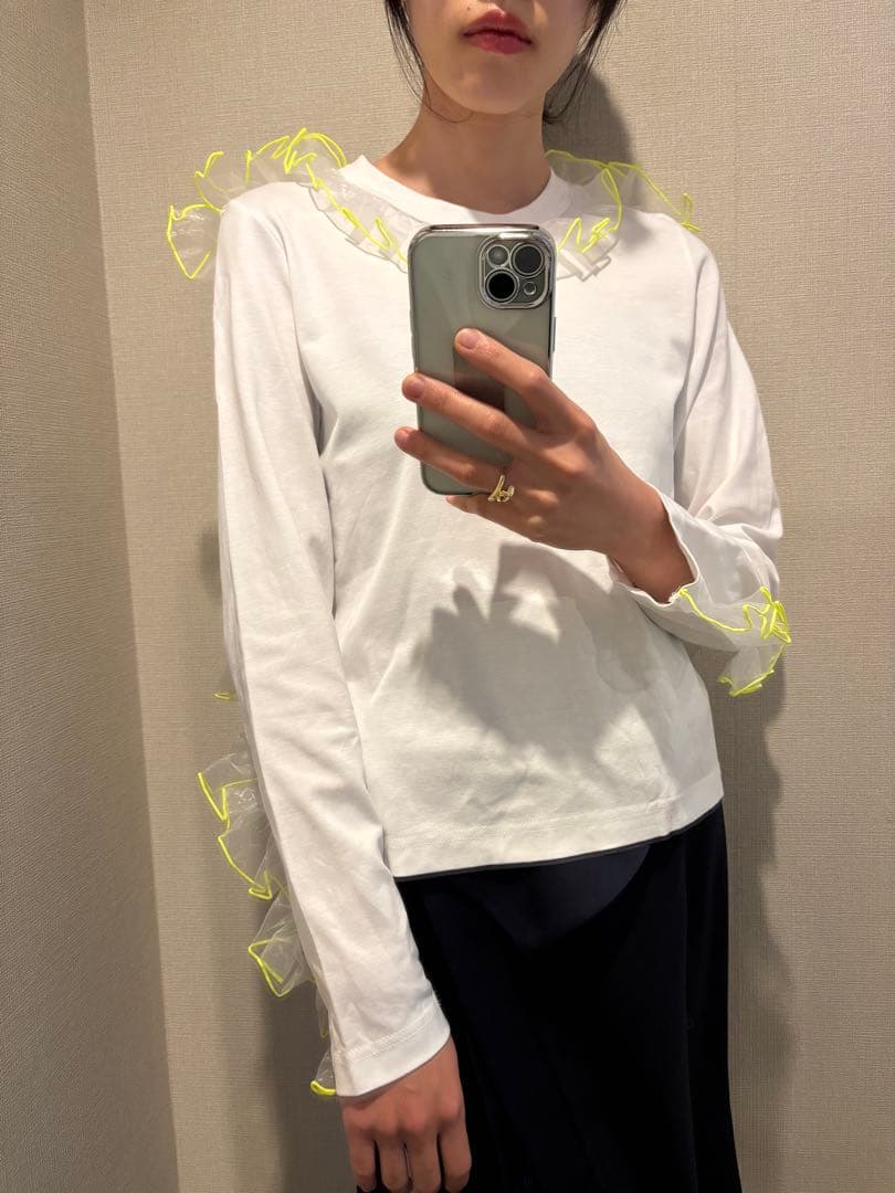 noir kei ninomiya ノワールケイニノミヤ　フリル　カットソー