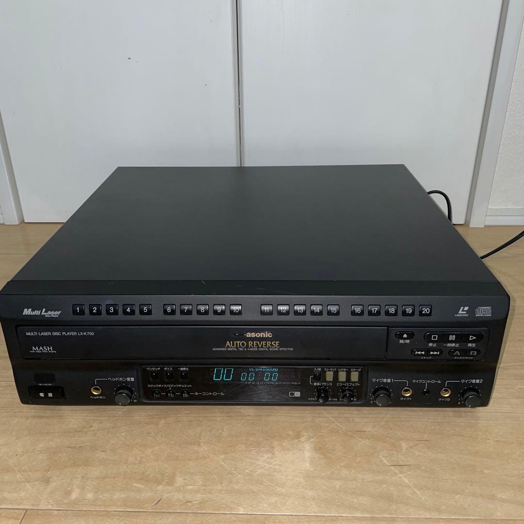 パナソニック　レーザーディスクプレーヤーLX-K700動作品です