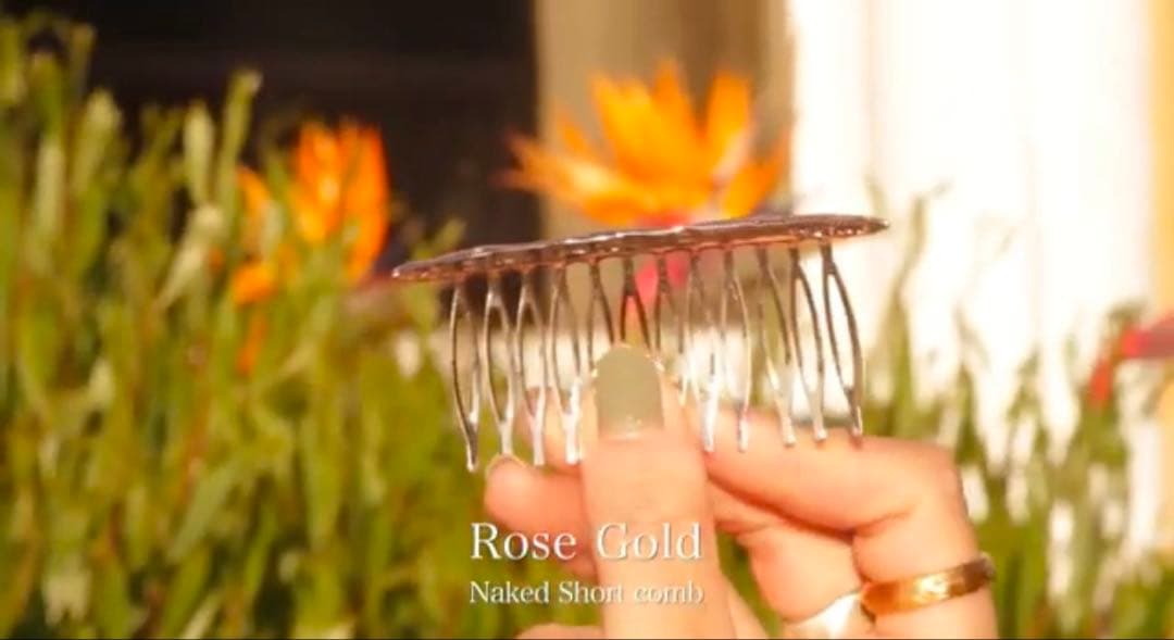 PLUIE ネイキッドショート コーム ピンクゴールド
