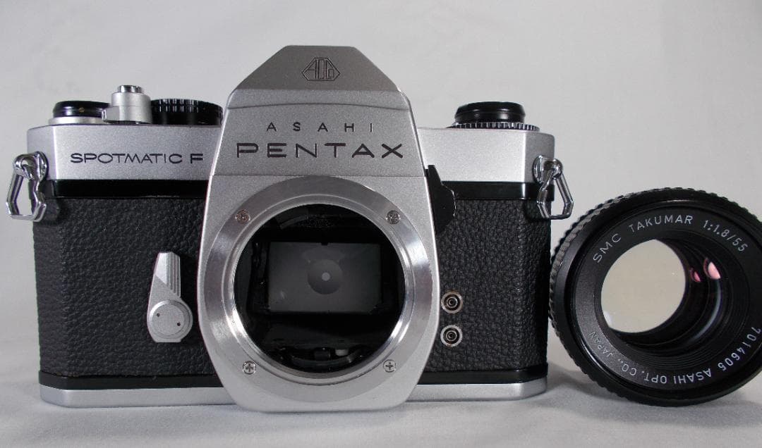 フィルムカメラ 整備済 完動品　Pentax SPF + f/1.8　S191