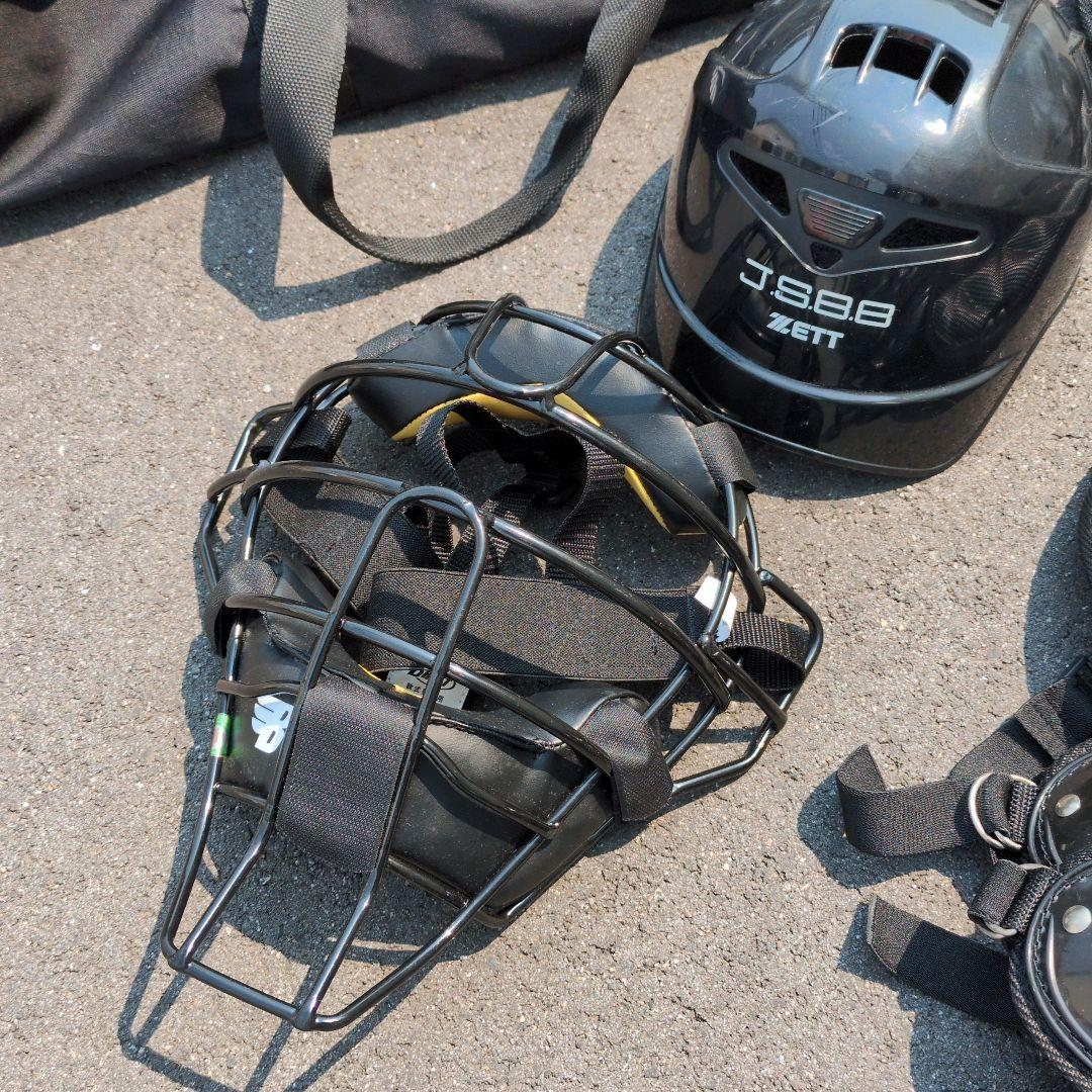 ブレット　軟式野球　キャッチャー　フルセット　防具　レガース　マスク　野球