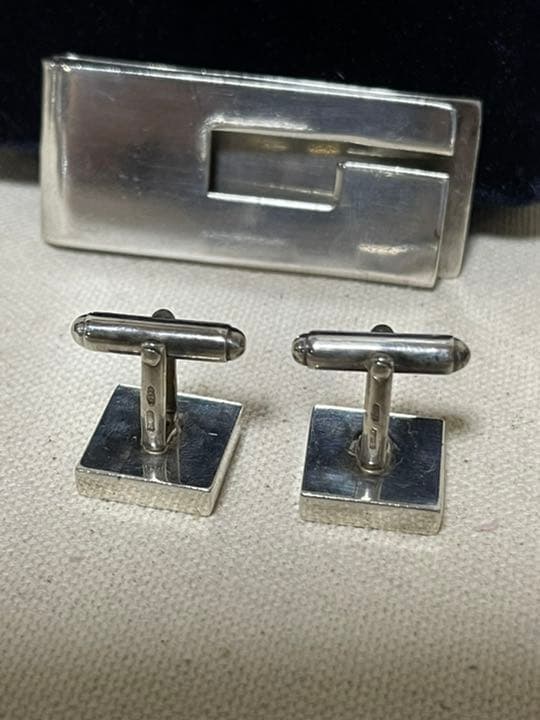 GUCCI グッチ マネークリップ、カフス セット シルバー925 まとめ売り