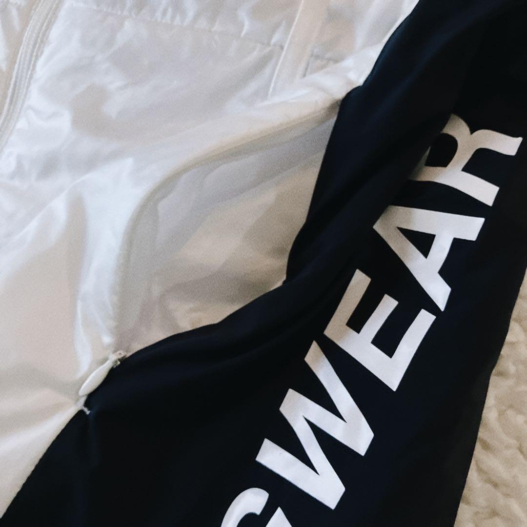 【LLサイズ】Munsingwear 中綿ワンピース　白