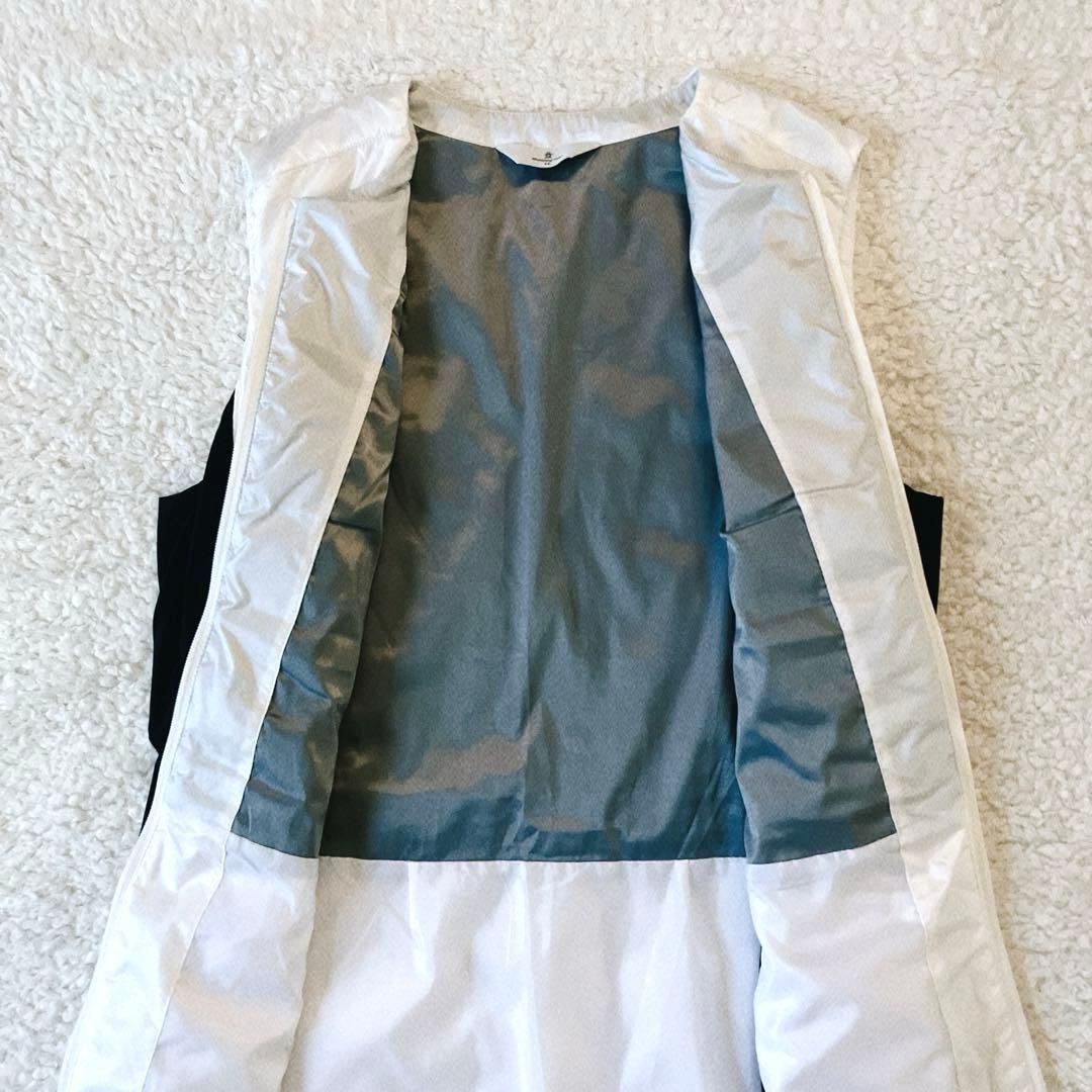 【LLサイズ】Munsingwear 中綿ワンピース　白