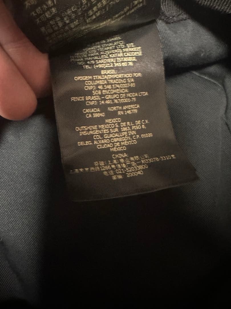 FENDI バケットハット ロゴパターン