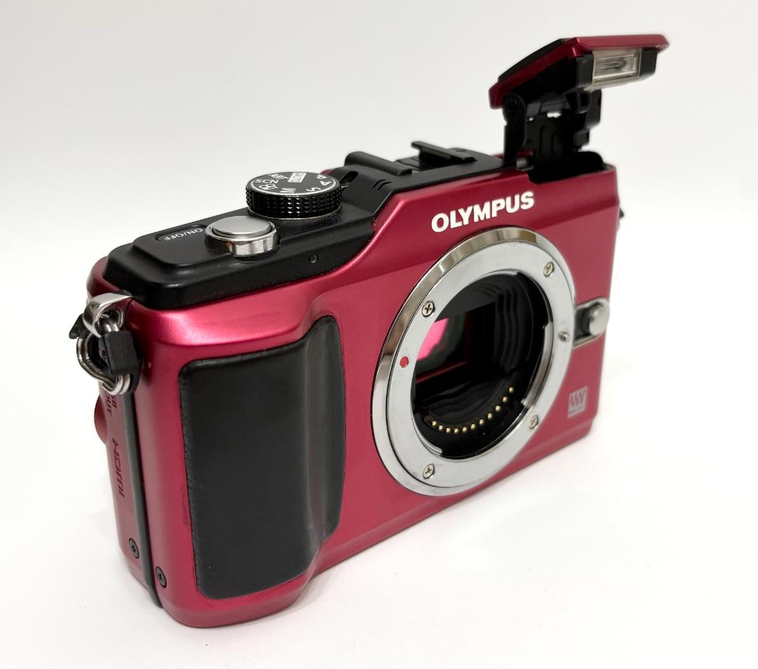 OLYMPUS ミラーレス一眼 E-PL2 ボディ　レッド