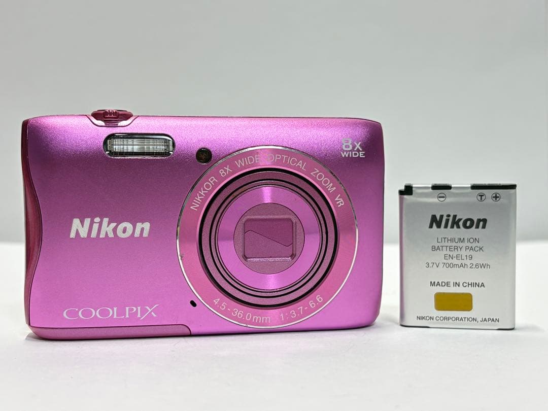 Nikon COOLPIX S3700コンパクトカメラ コンデジ デジカメ