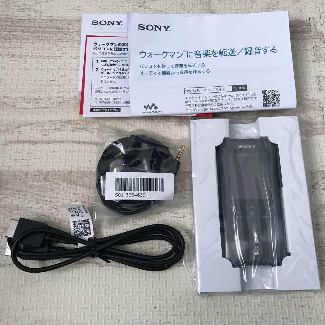 【ほぼ新品・美品】SONY ウォークマン 16GB ブラック NW-S315 B