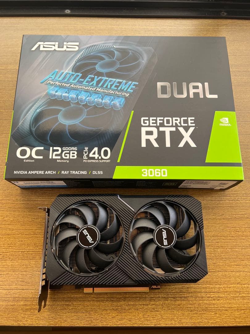 グラフィックボード・グラボ・ビデオカード ASUS RTX3060 OC DUAL-RTX3060-O12G-V2