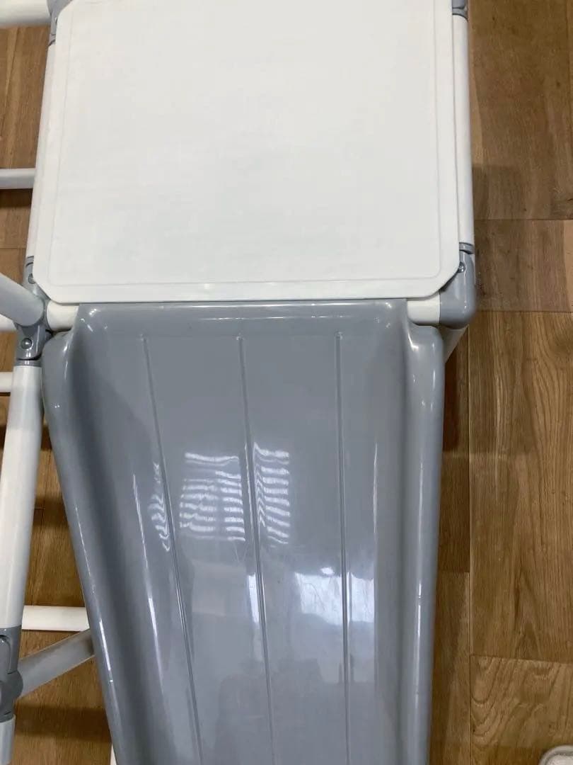 野中製作所　スライダー付きベビージム グレー・ホワイト