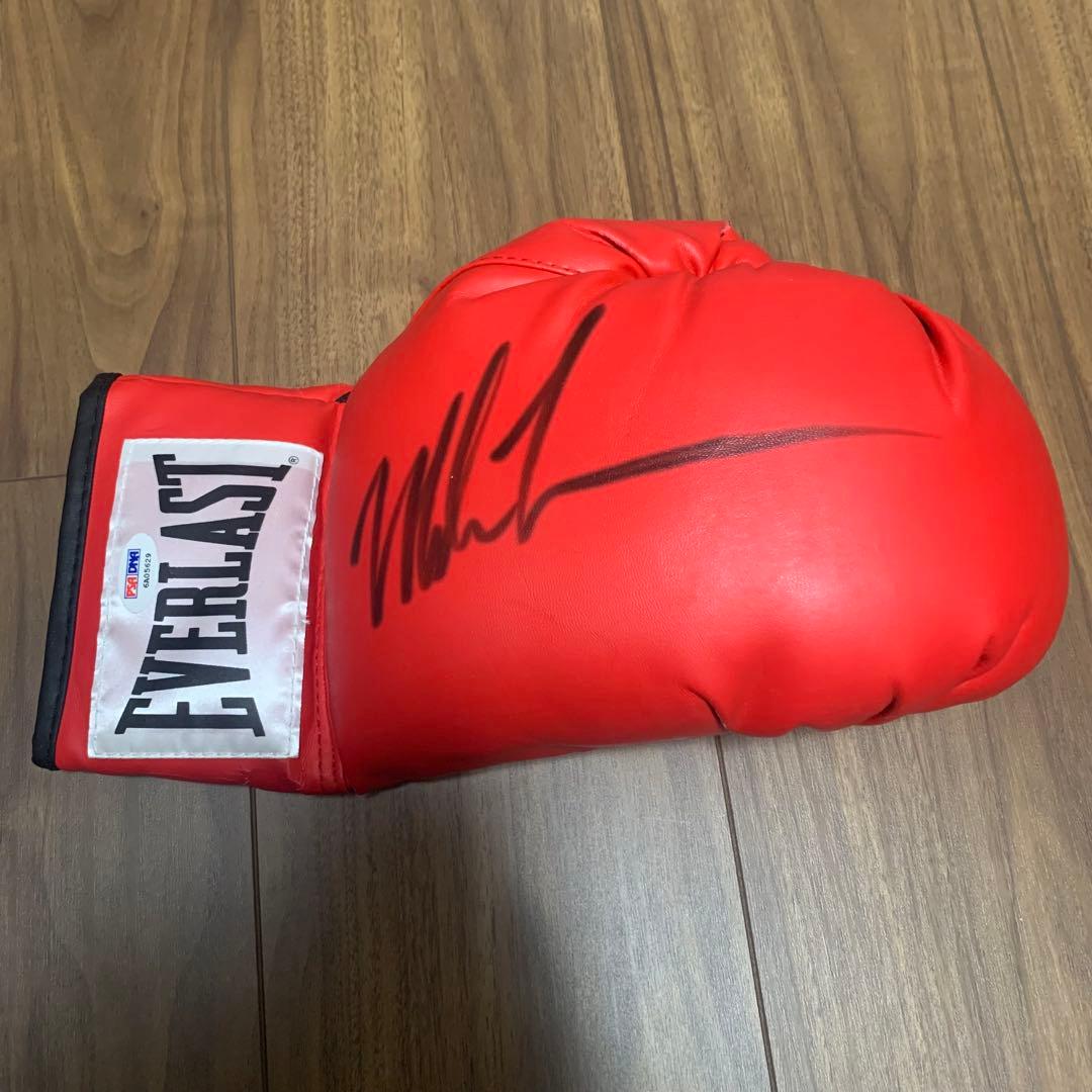 PSA鑑定済 本物 マイク・タイソン 直筆サイン入りボクシンググローブ