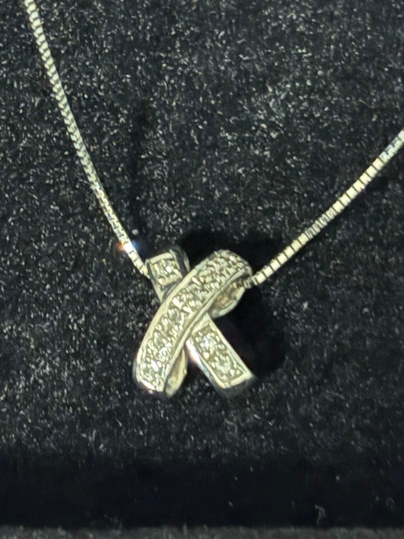 Pt900 ダイヤモンド ネックレス トップのみ 0.06ct