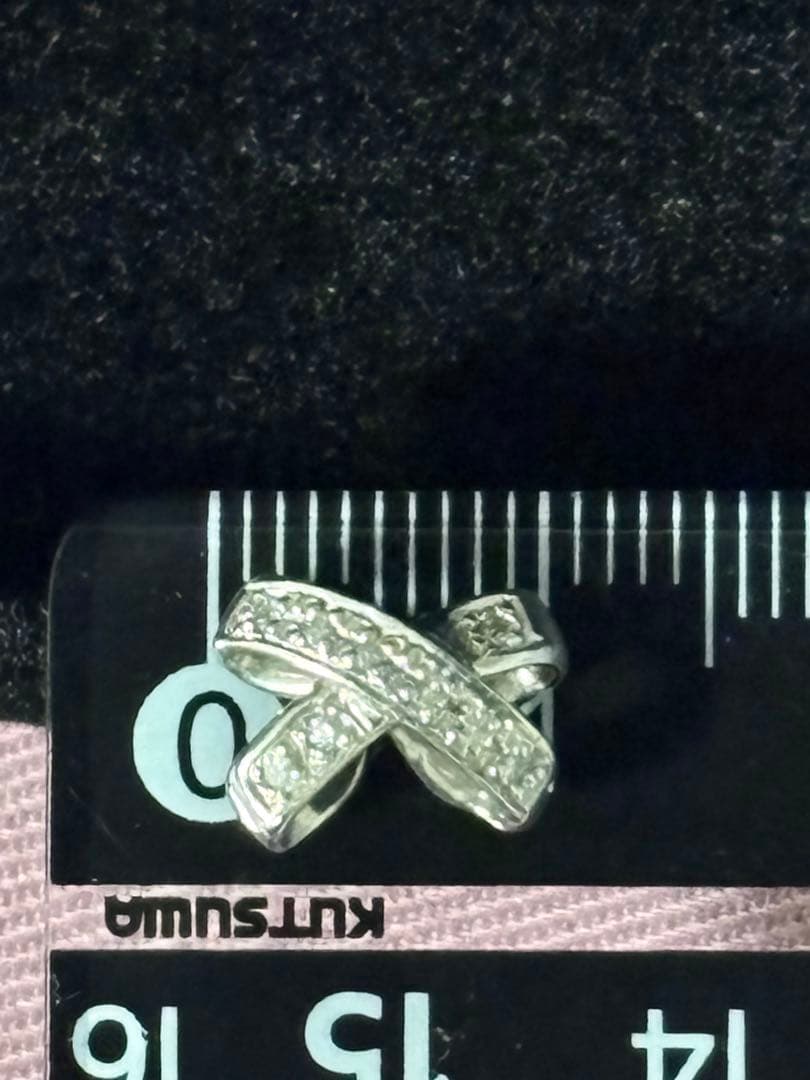 Pt900 ダイヤモンド ネックレス トップのみ 0.06ct