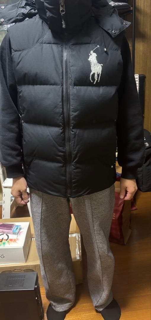 ゆーPolo Ralph Lauren ビックポニー ダウンベスト S