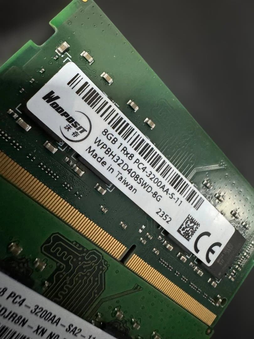 PC4-3200 8GB メモリ 4枚セット／メーカー混在／現状品