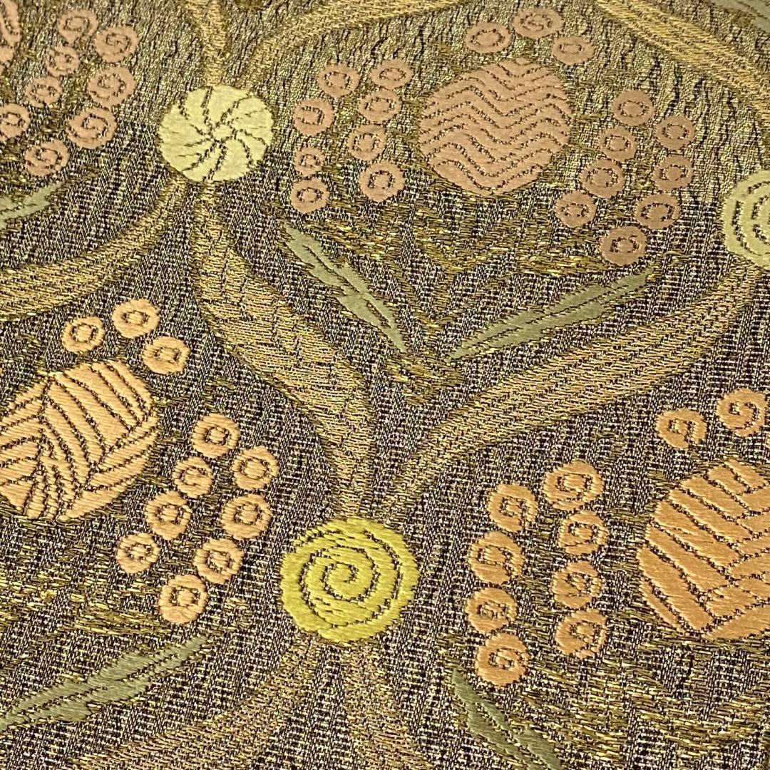 ぱぴよん様　　　　　　　　未使用保管品　正絹　6通袋帯　さが美