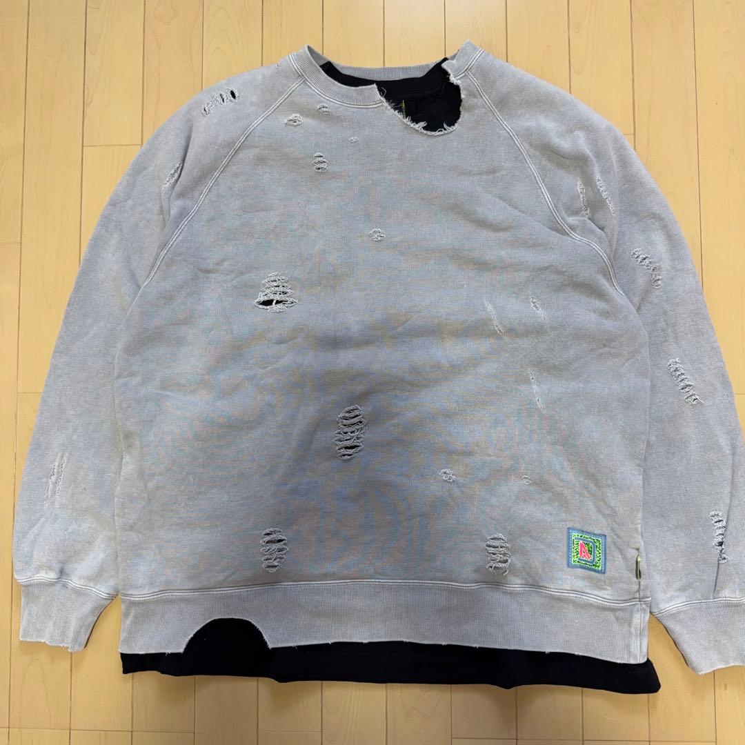 SSZ BORO CREW グレー M