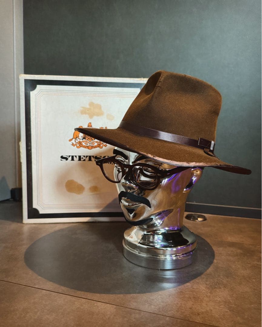 [Vintage] 3XXX ビーバーハットブラウン