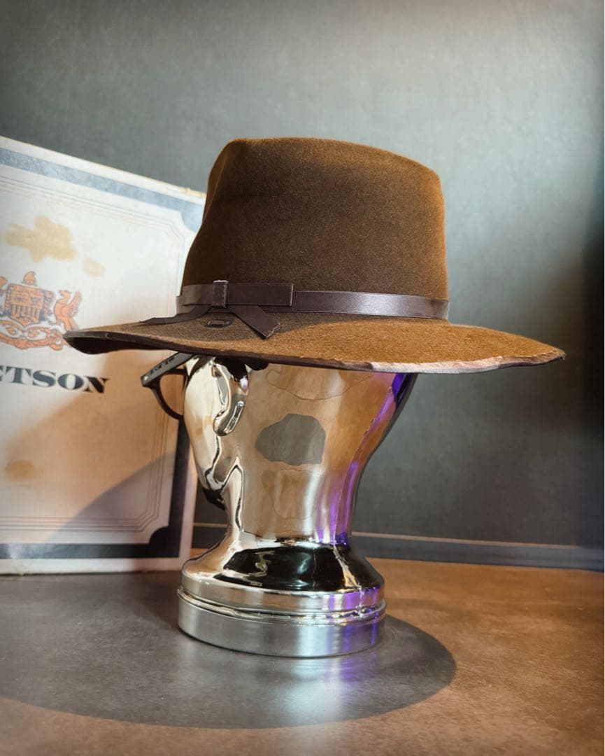 [Vintage] 3XXX ビーバーハットブラウン