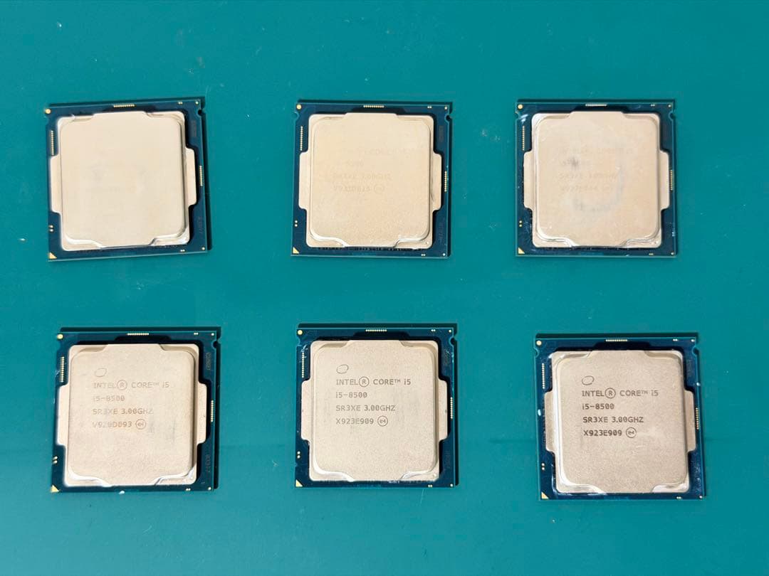 【動作品】【ジャンク】Intel Core i5 8500 CPU 6個セット