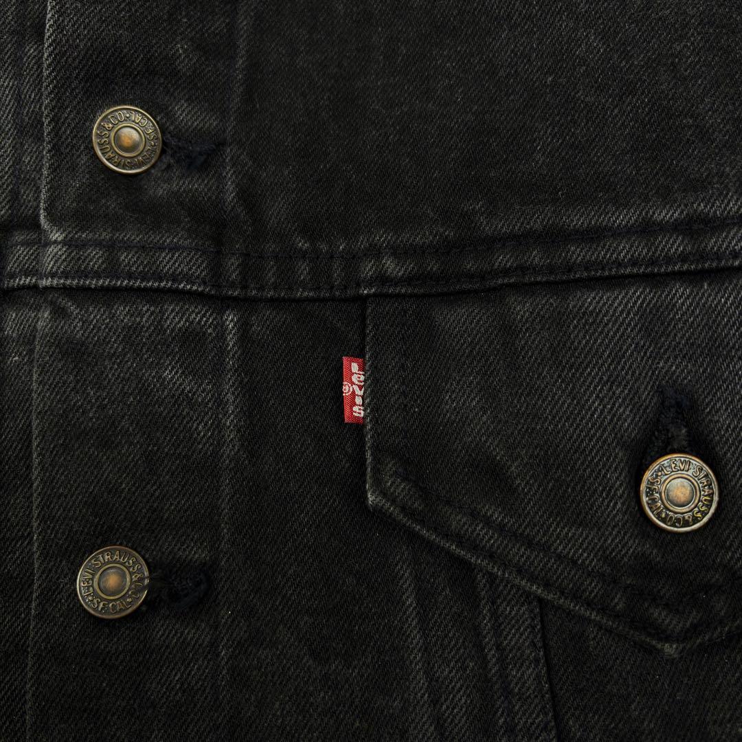 80s Levi's 70507 ブラックデニム ジャケット USA製 L