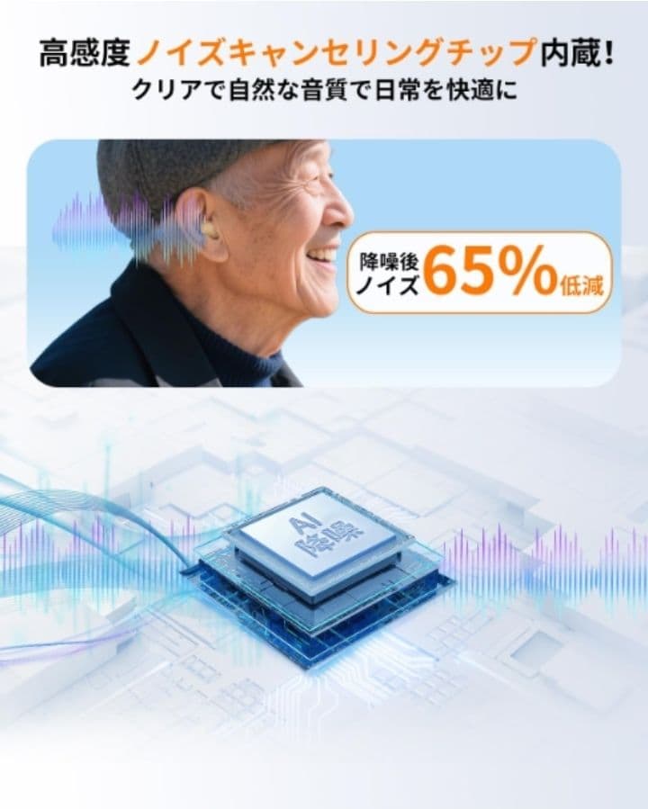 [セット売り5点]集音器　簡単操作・自動電源ON/OFF★新品未使用