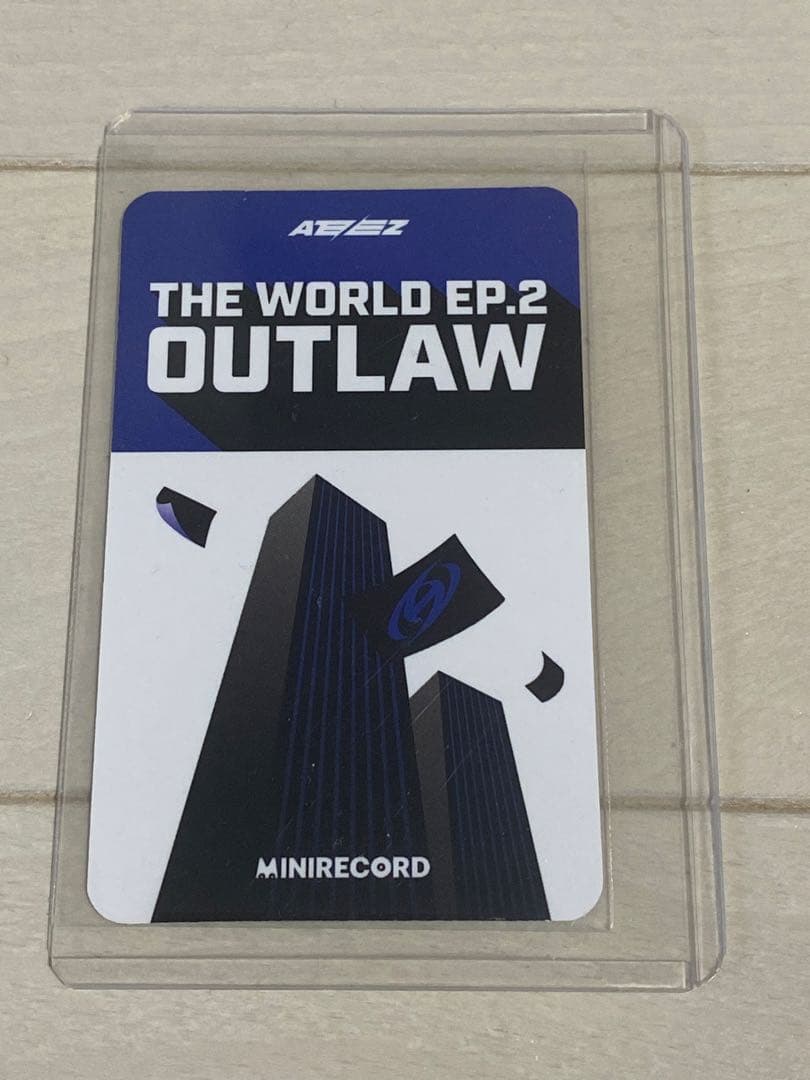 ATEEZ ウヨン トレカ outlaw bouncy minirecord