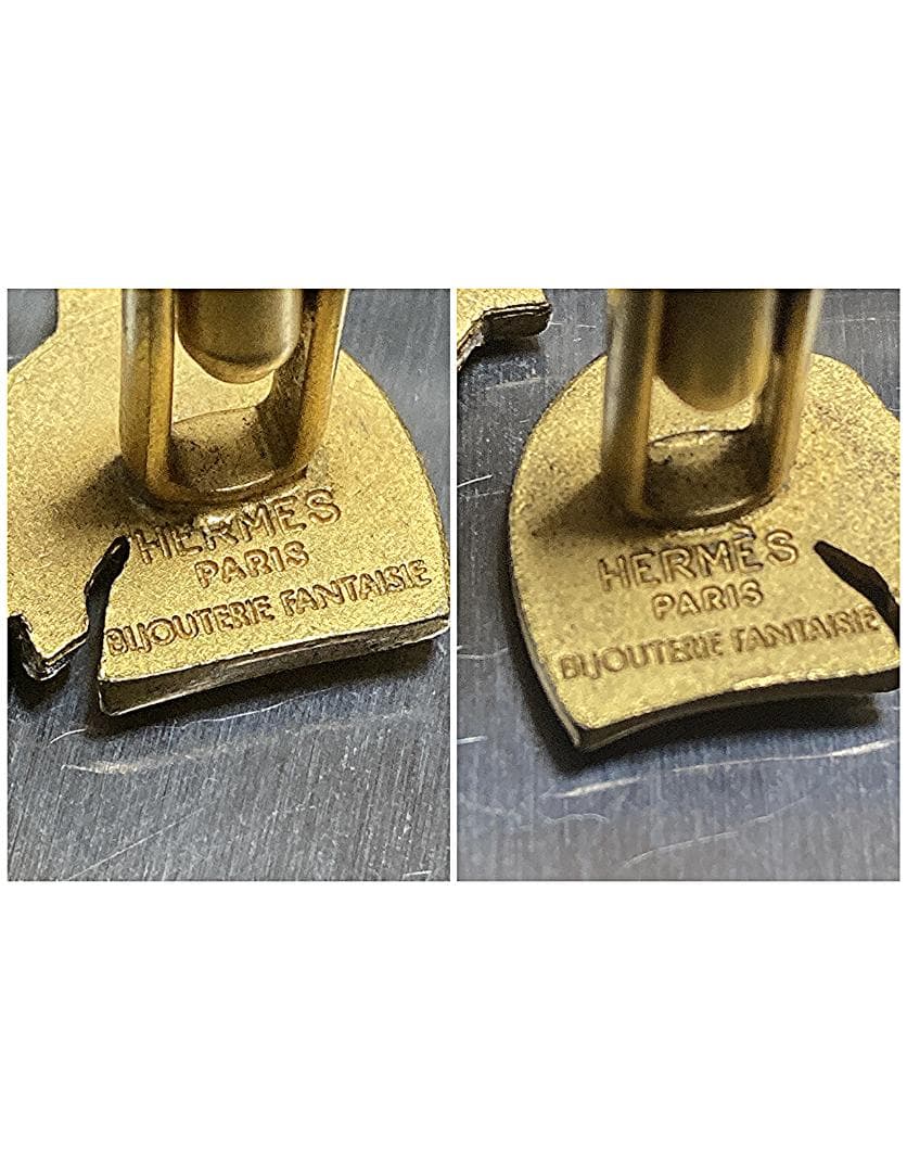 エルメス シュバル ホース 馬 カフス ゴールドカラー