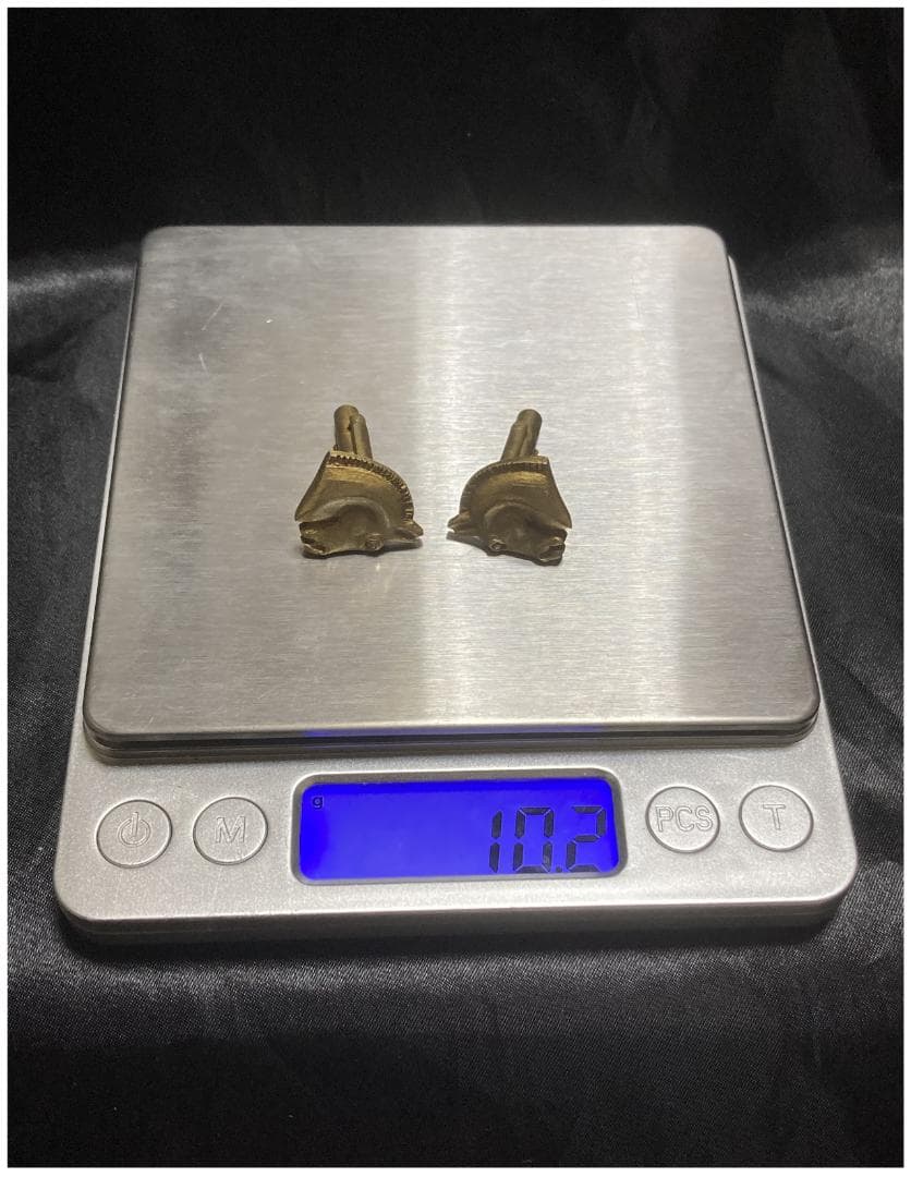 エルメス シュバル ホース 馬 カフス ゴールドカラー