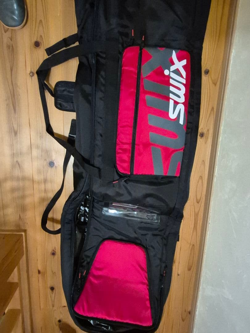 Swix スキー用バッグ 黒/赤