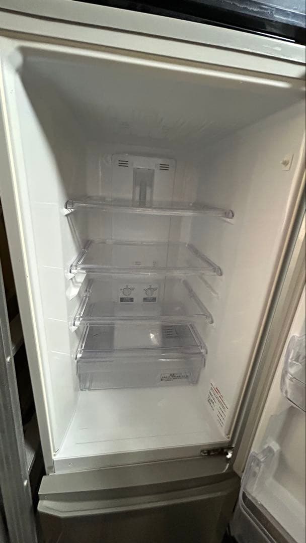 シルバー 2ドア冷蔵庫