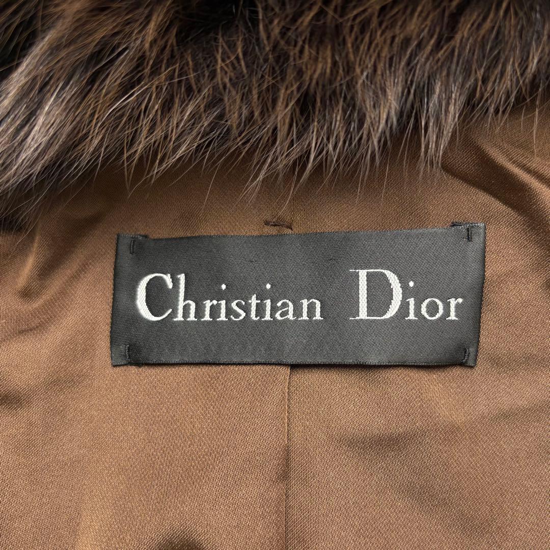 クリスチャンディオール リアルロングファーコート フォックス×スワカラ