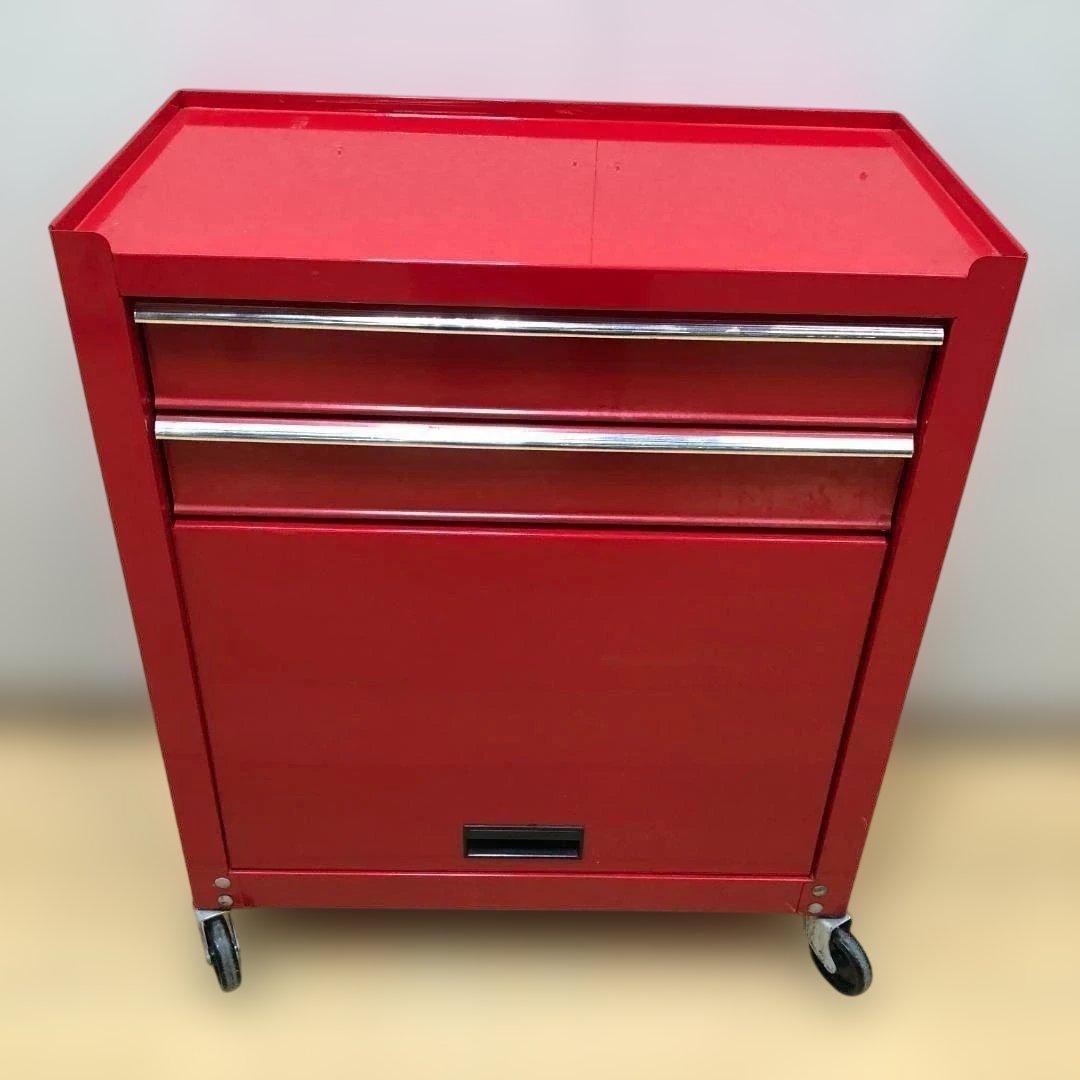 下　②　ツールボックス 2点セット 工具箱 鍵付き キャスター付き　250604