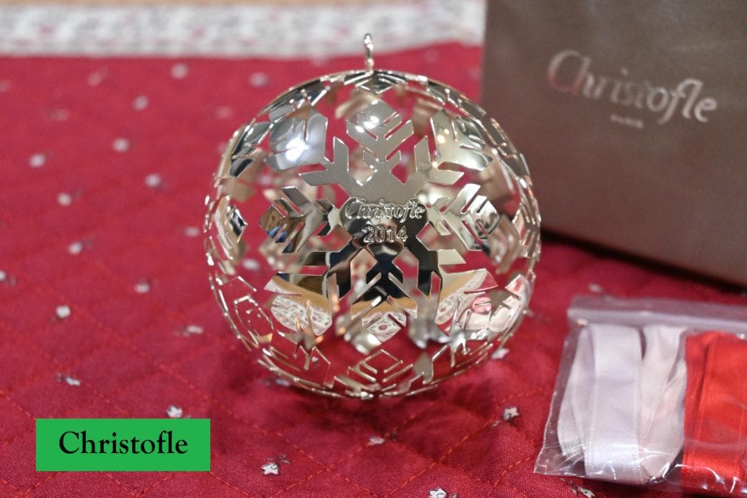 ＊Christofle＊ クリストフル クリスマスオーナメント 2014限定品