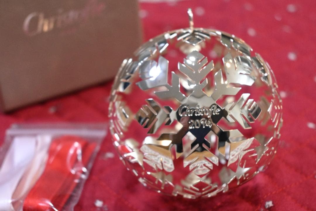 ＊Christofle＊ クリストフル クリスマスオーナメント 2014限定品