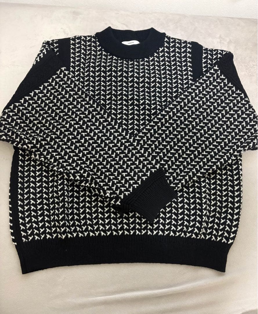 YASHIKI【24AW】 Shinsetsu Knit（BLACK)