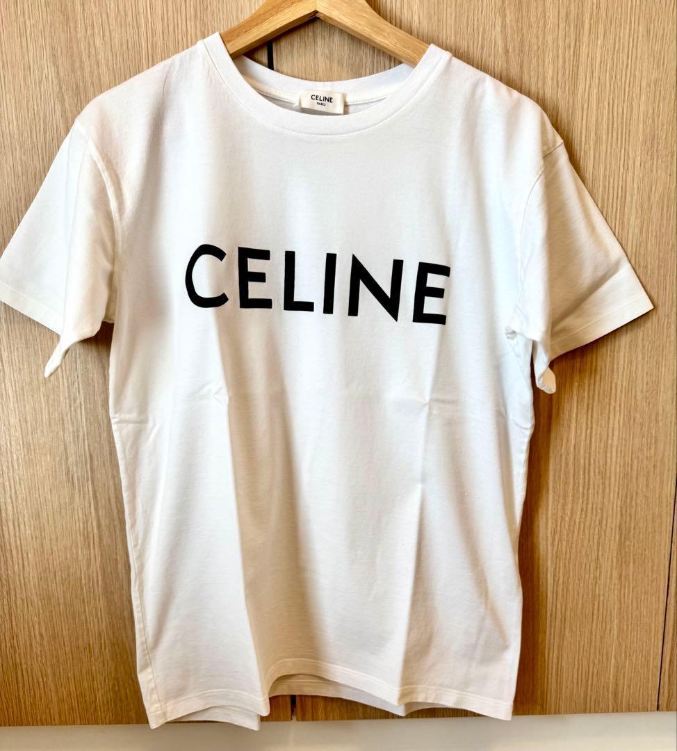 【週末値下げ】CELINE セリーヌ ロゴTシャツ ルーズフィット ユニセックス