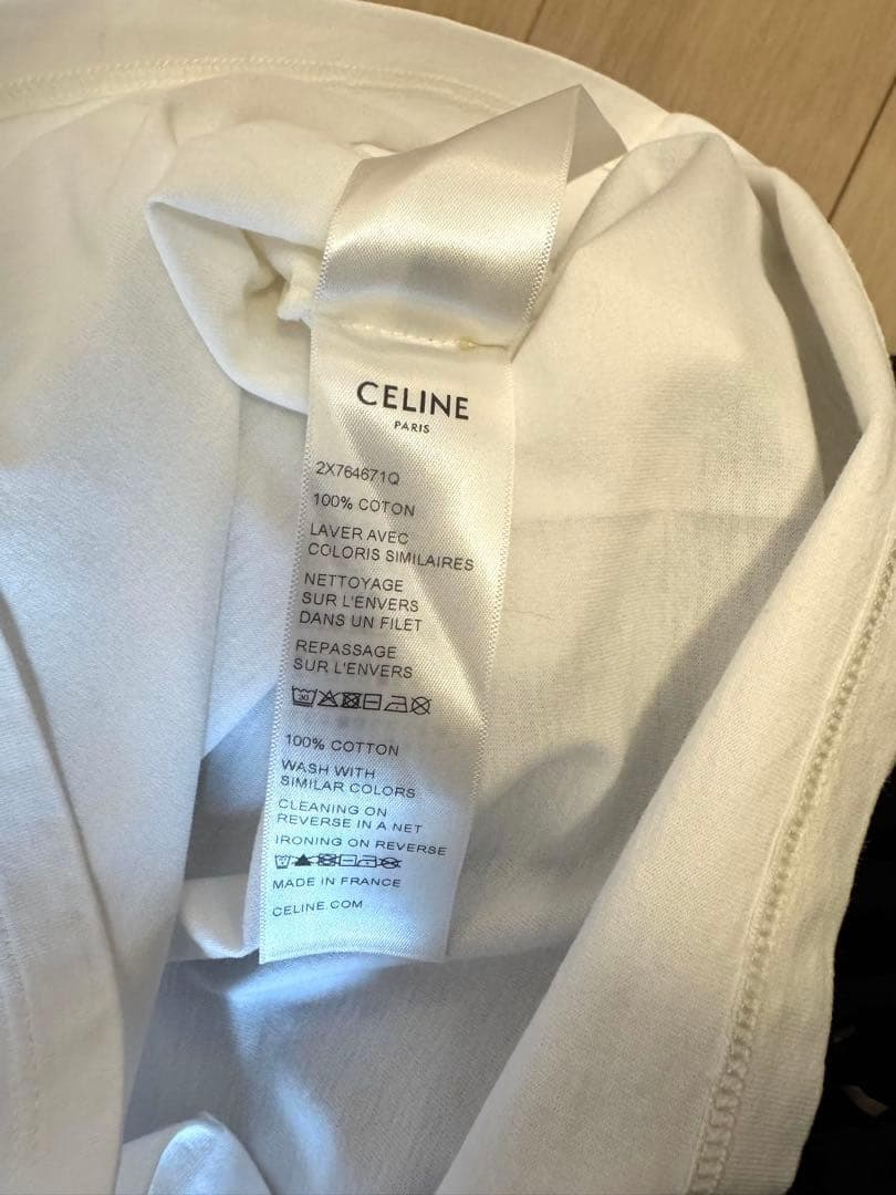 【週末値下げ】CELINE セリーヌ ロゴTシャツ ルーズフィット ユニセックス
