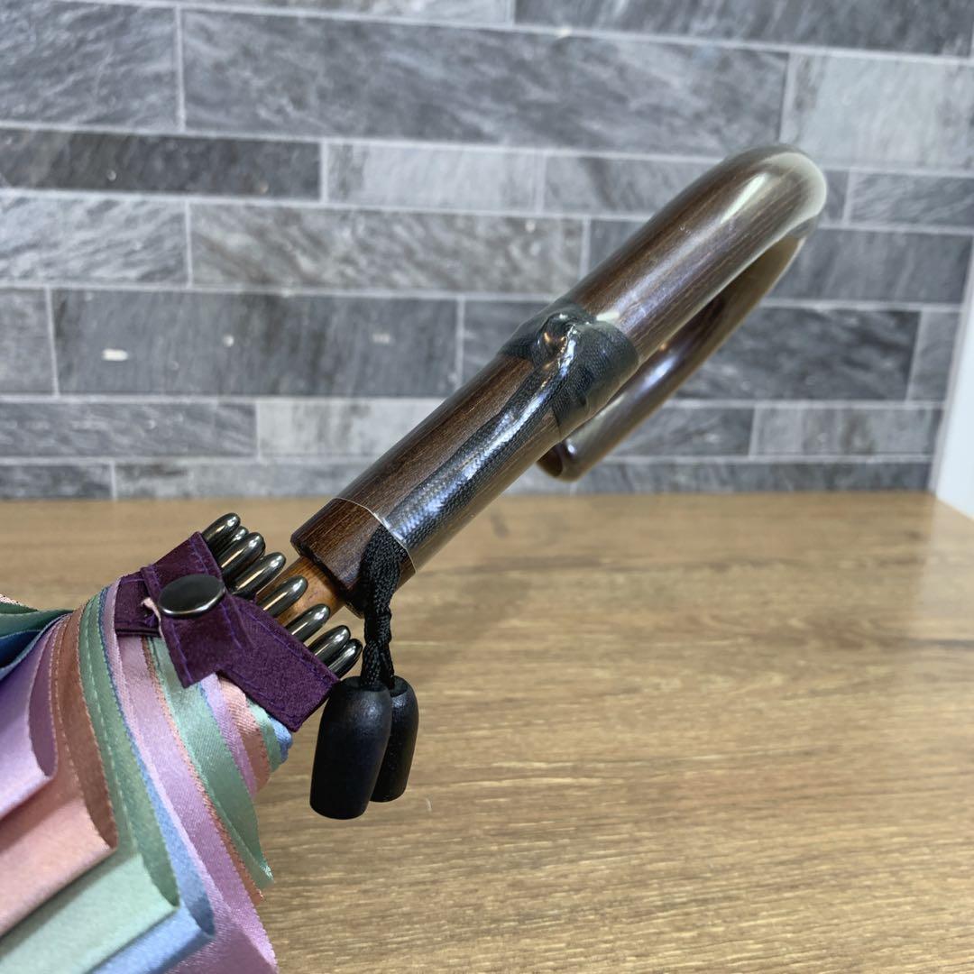 新品未使用　モンブランヤマグチ　ラ エドリーム　長傘 55cm 16本骨　紫色