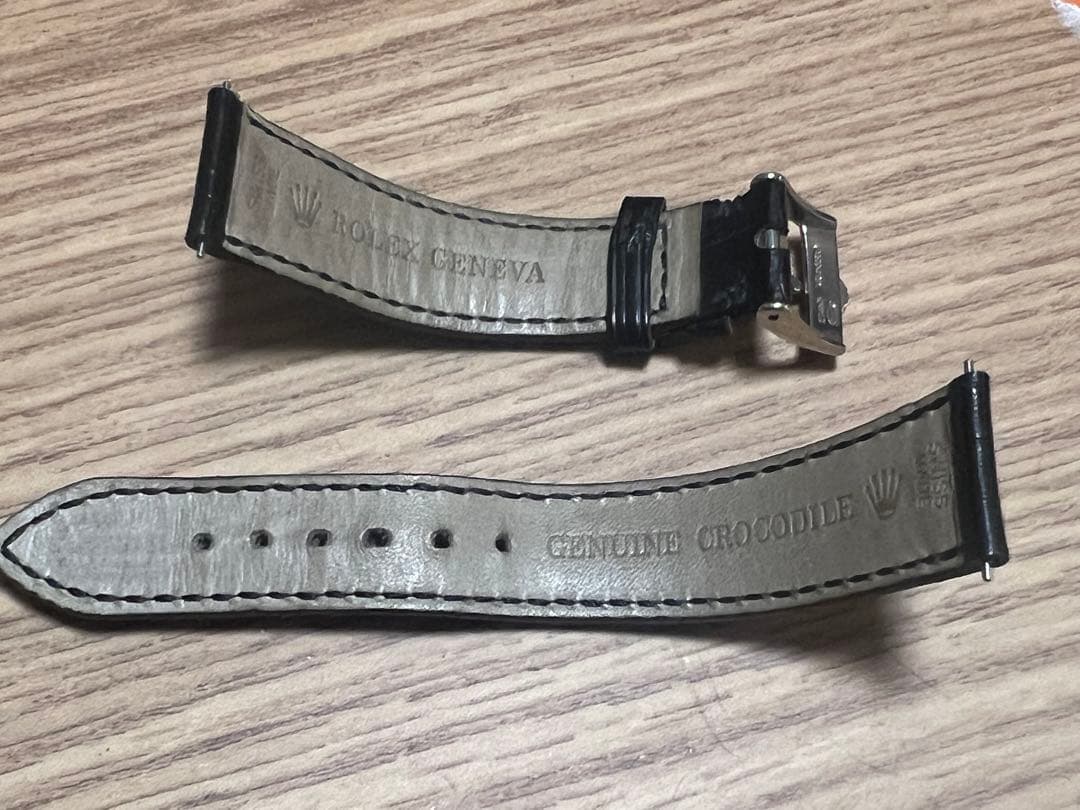 ロレックス純正クロコベルト　純正尾錠