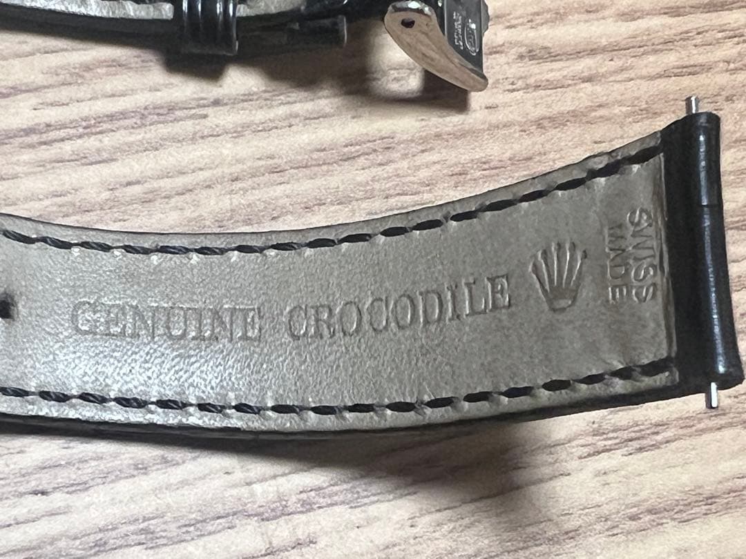 ロレックス純正クロコベルト　純正尾錠