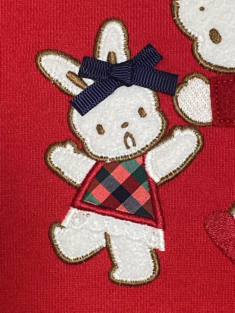 ファミリア　トレーナー　赤　100