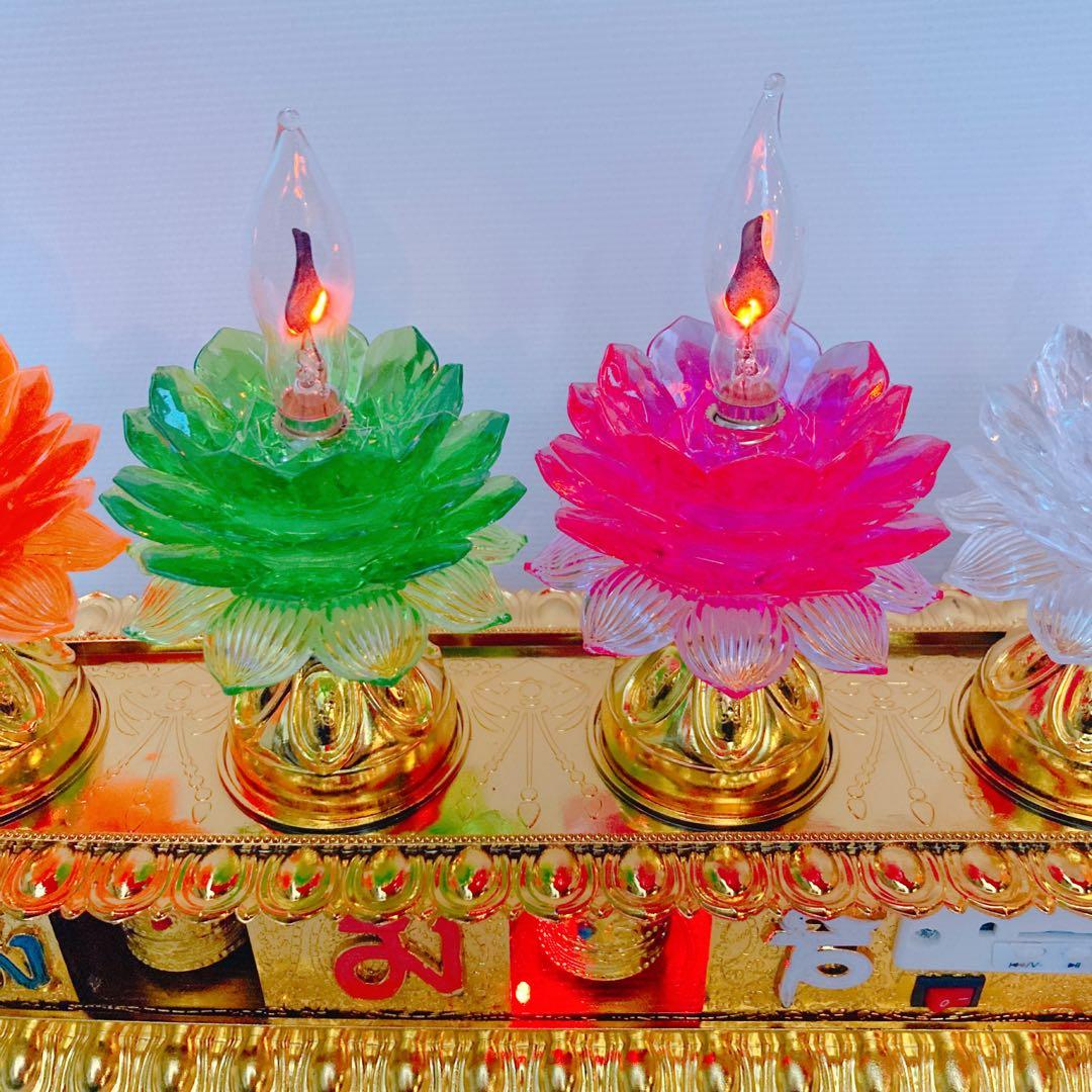 マニ車マシーン蓮　チベット密教　ロングタイプ