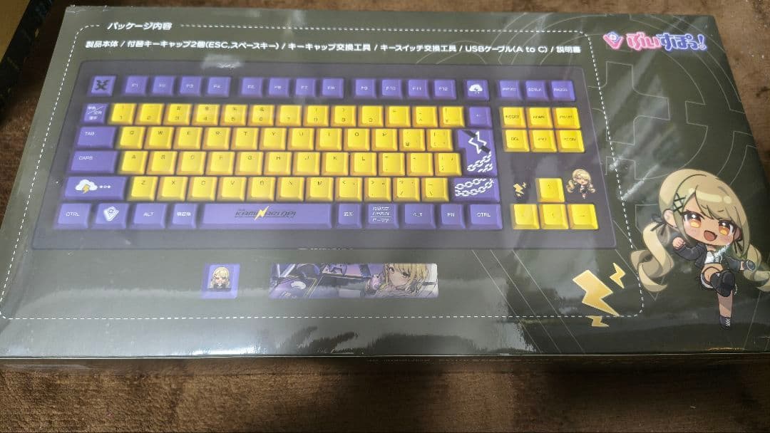 ぶいすぽっ！ゲーミングキーボード　神成きゅぴ　新品未開封
